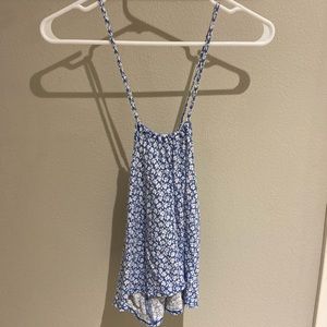 Hollister Floral Cross Back Tank